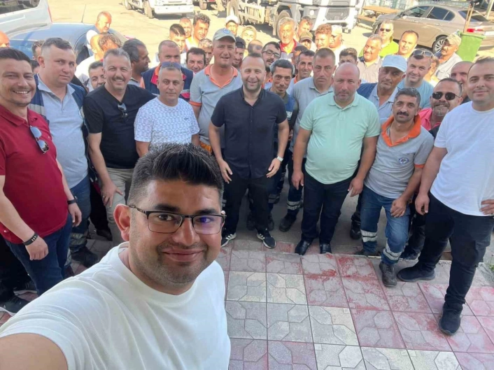 Temizlik İşleri Müdürlüğünde bayramlaştılar
