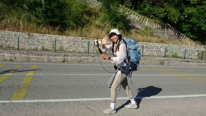 Türkiyeyi dolaşan Güney Koreli gezgin, Orduya ulaştı: 