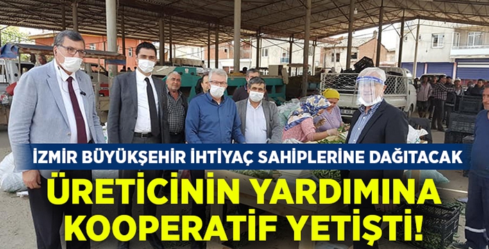 Üreticinin yardımına kooperatif yetişti!