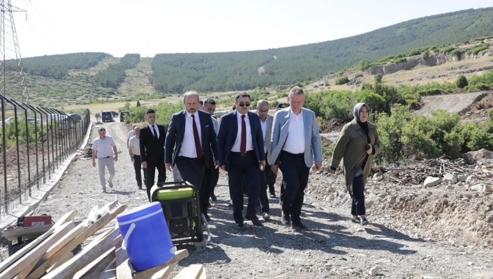 Vali Musa Işın, Tavşanlıda Doğal Yaşam Alanı Projesi için arazi incelemesinde bulundu
