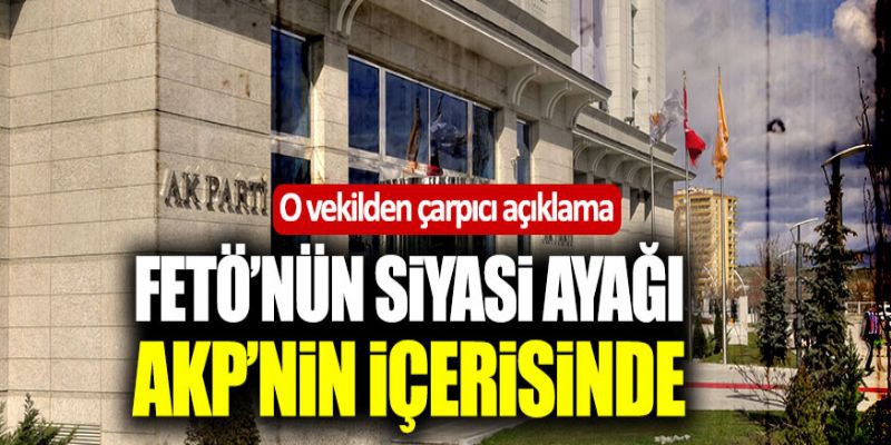 Vekil Öztürk:   Alın size hemde kendi beyanıyla  siyasi ayak belgesi