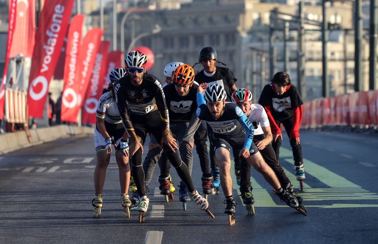 Vodafone 15. İstanbul Yarı Maratonu’nda patenciler koşuculara eşlik edecek