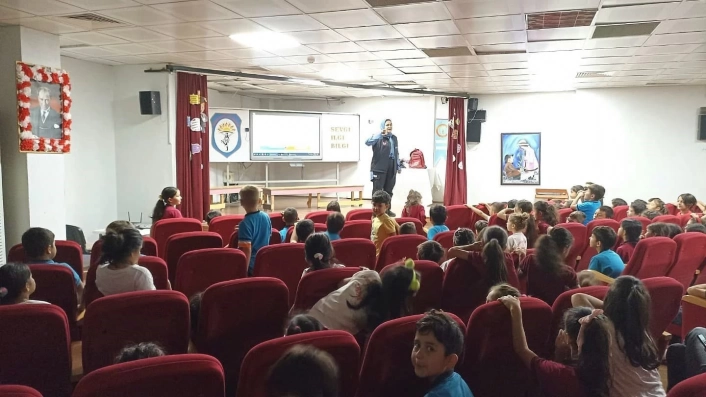 Yedi Eylül İlkokulunda Afet Farkındalık eğitimi
